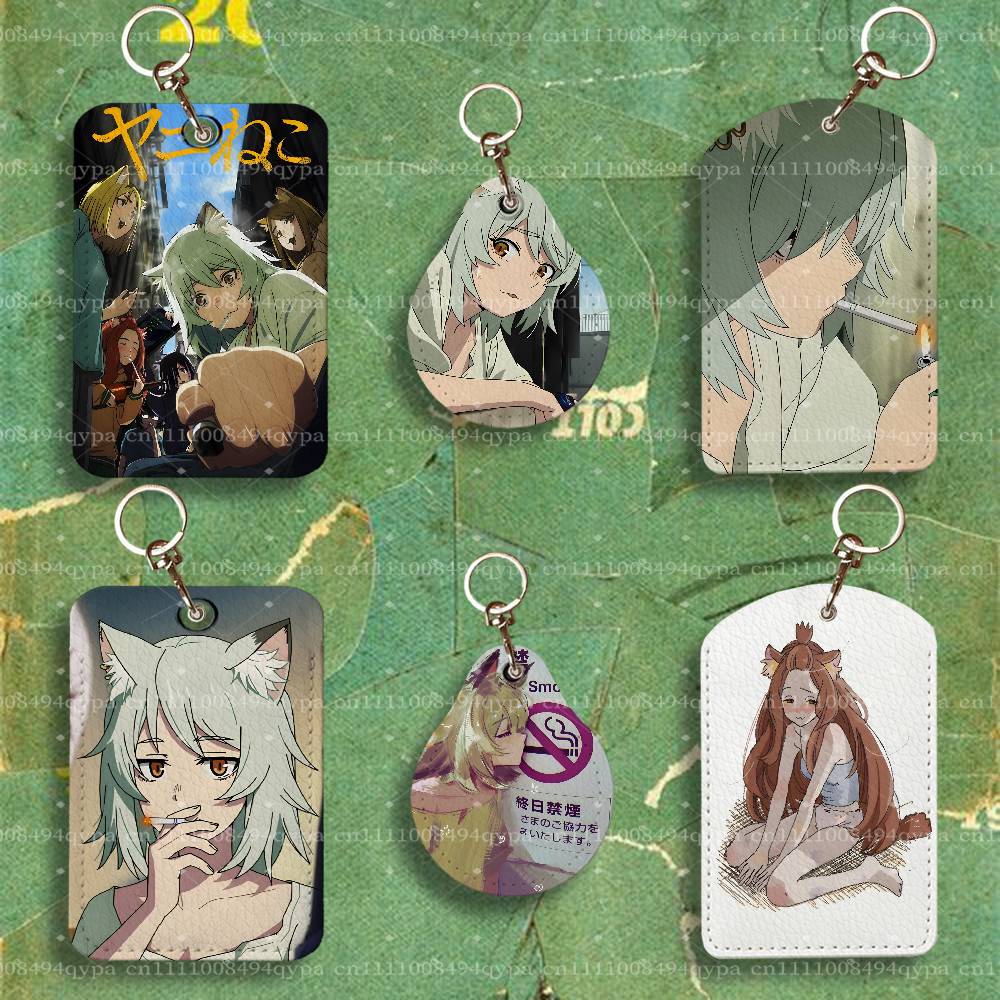 Leather Working - C-Chainsmoker Cat Yani Neko sleutelhanger met