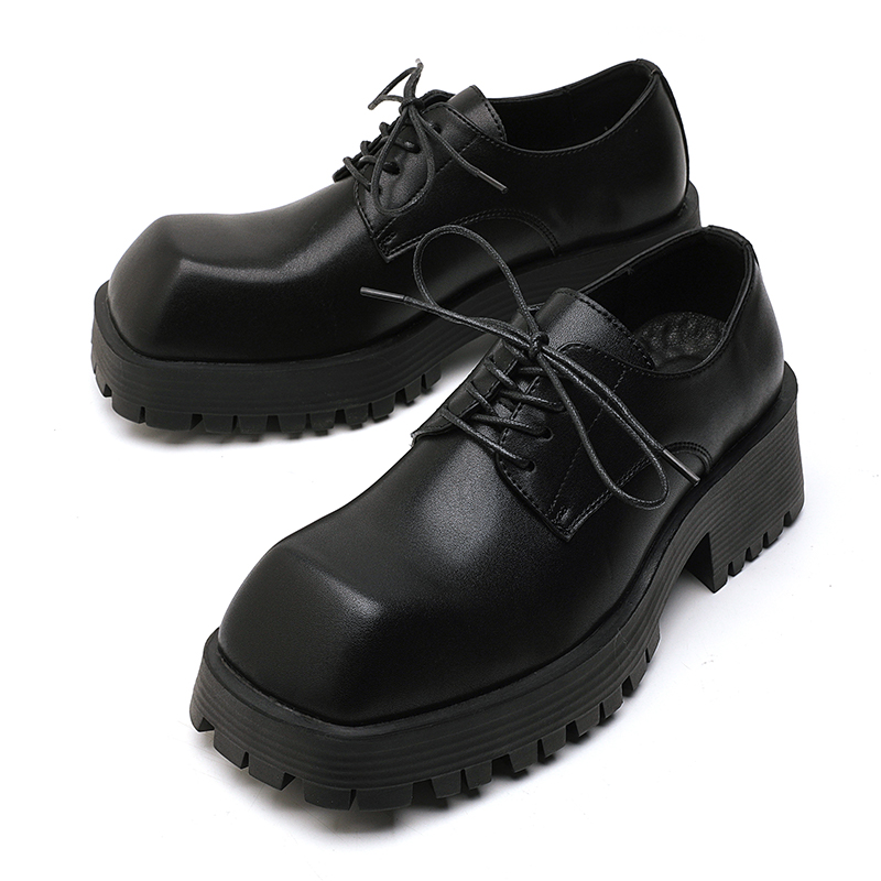 Leather Work Japan - Platformschoenen voor heren Merkleren schoenen Zakelijke