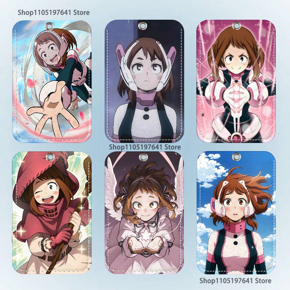 Leather Work In My Area - My Hero O-Ochako Uraraka houder sleutelhanger