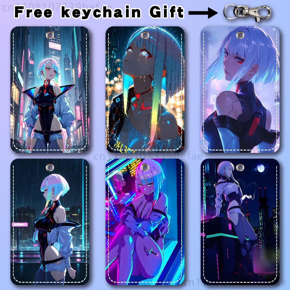Leather Working - Lucy C-Cyberpunk E-Edgerunners Houder Sleutelhanger Voor