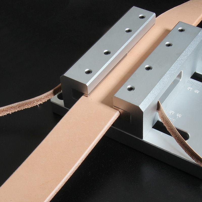 Leatherwork Edge Beveler - Lederen randtrimmer, riemrand-schaafgereedschap, halfronde afvlakker, doe-het-zelf