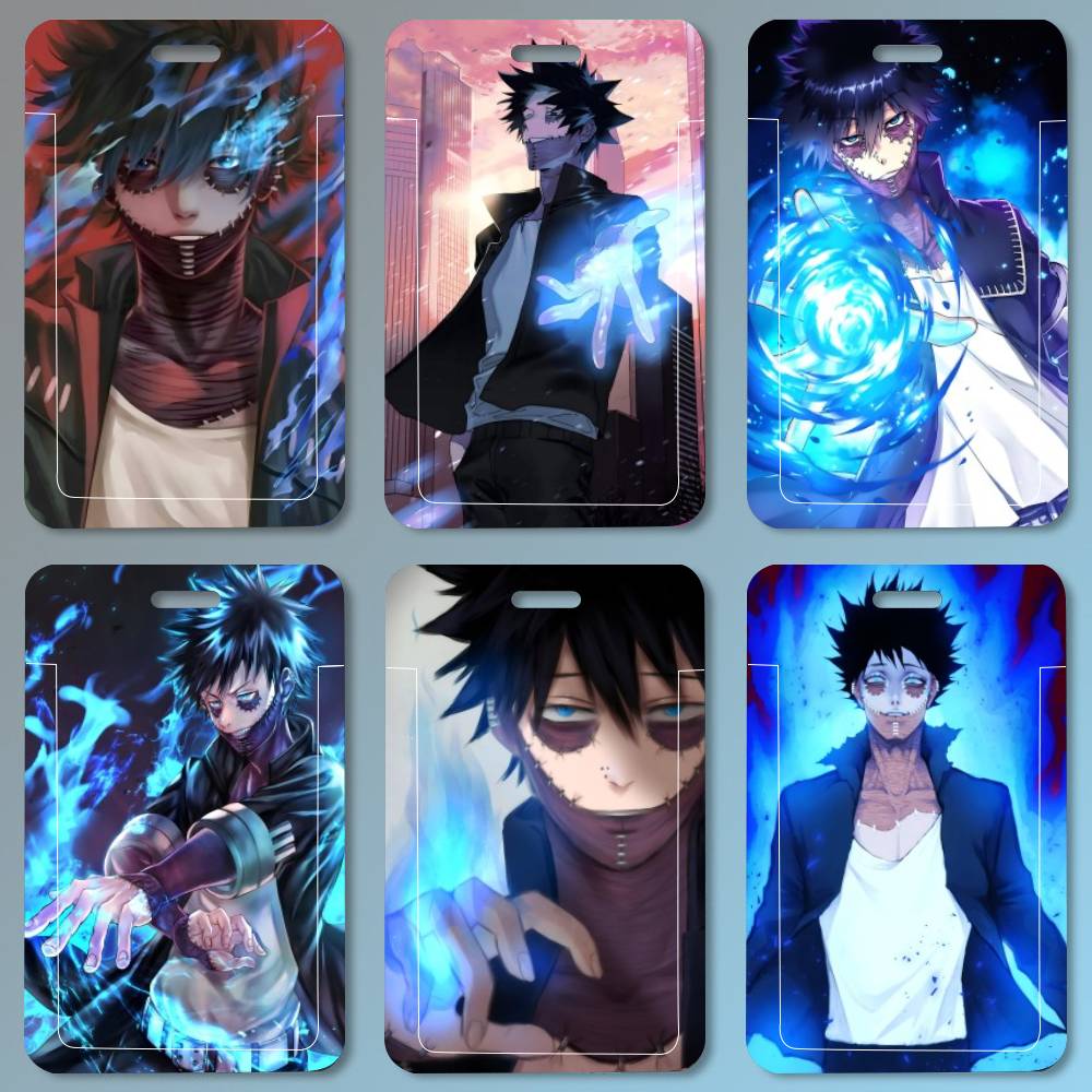 Leather Work In My Area - My Hero Academia Dabi Anime ID-kaarthouder