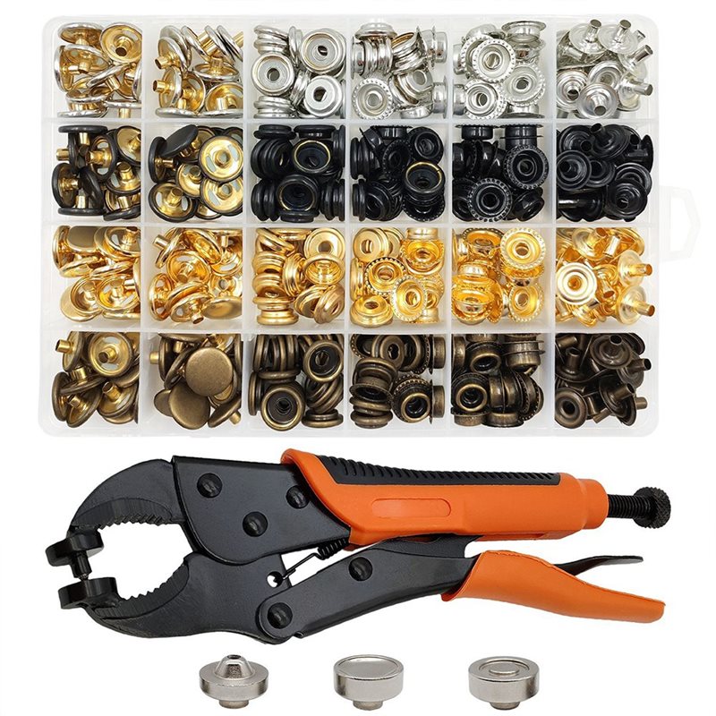 Snap Fastener Setter - [A93Z!】 Heavy Duty gereedschapsset voor drukknopen