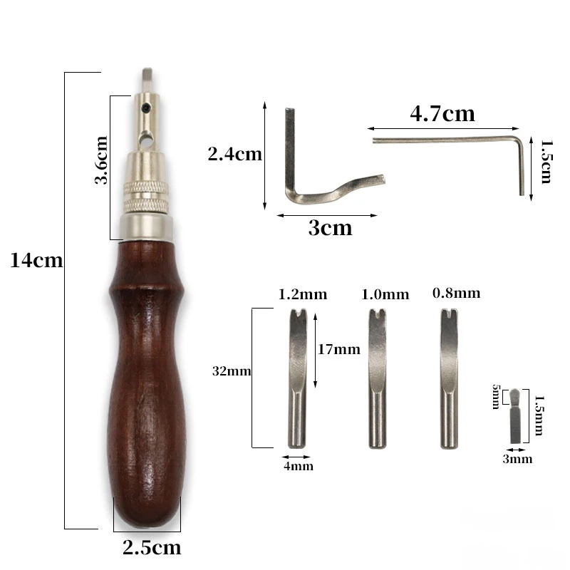 7-in-1 Multifunctioneel Lederb - Leatherwork Edge Beveler recensie en prijs