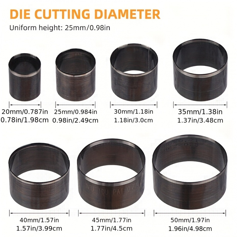 7-delige horlogeband, riempons - Round Knife Leatherwork recensie en prijs