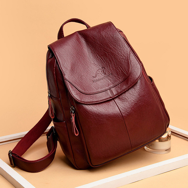 Vintage zachtlederen rugzak vo - Leather Work Backpack recensie en prijs