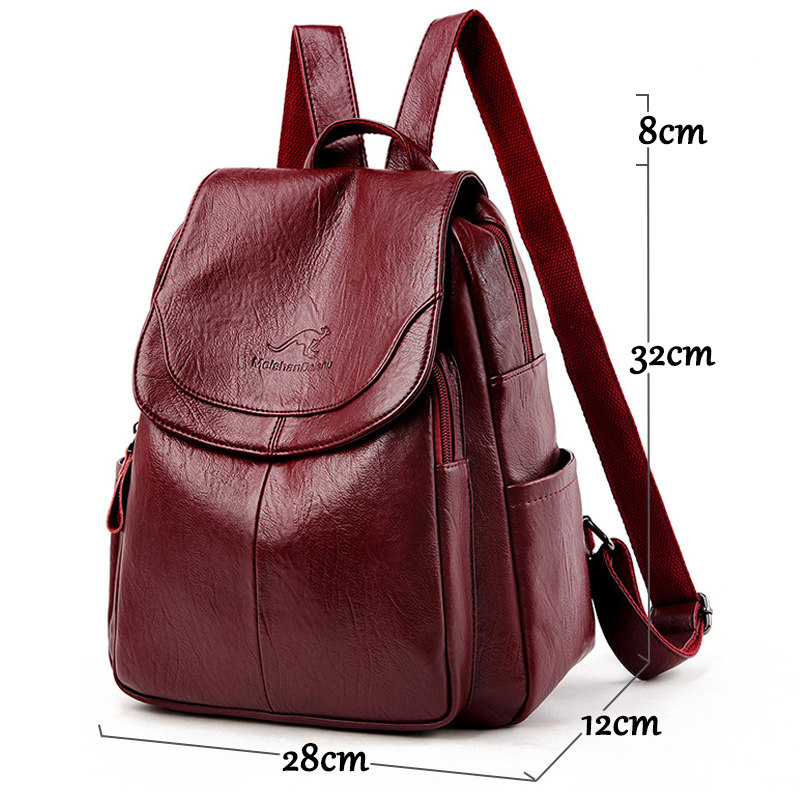 Vintage zachtlederen rugzak vo - Leather Work Backpack recensie en prijs
