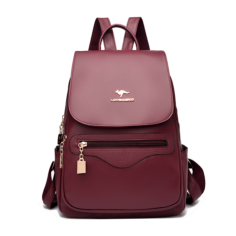 2026 NIEUWE dames hoge kwalite - Leather Work Backpack recensie en prijs