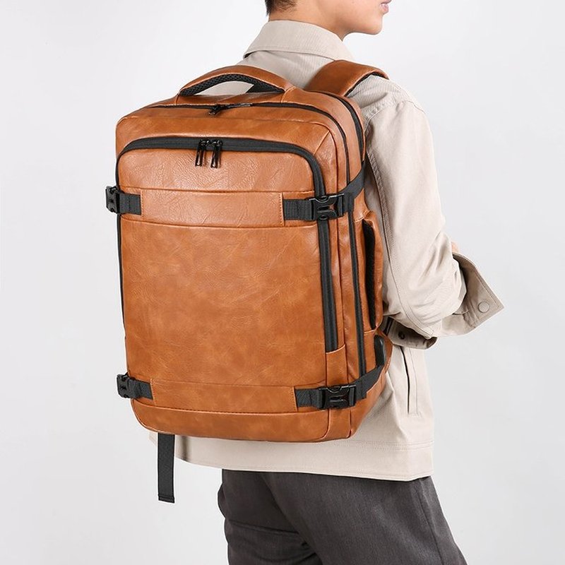 2027 NIEUWE Mannen Rugzak PU L - Leather Work Backpack recensie en prijs