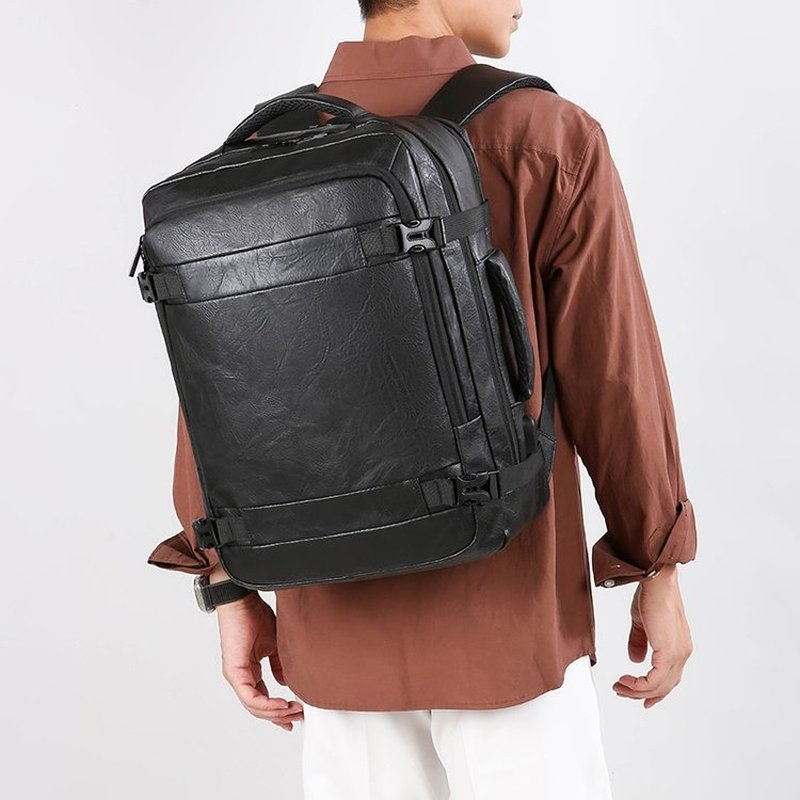 2027 NIEUWE Mannen Rugzak PU L - Leather Work Backpack recensie en prijs