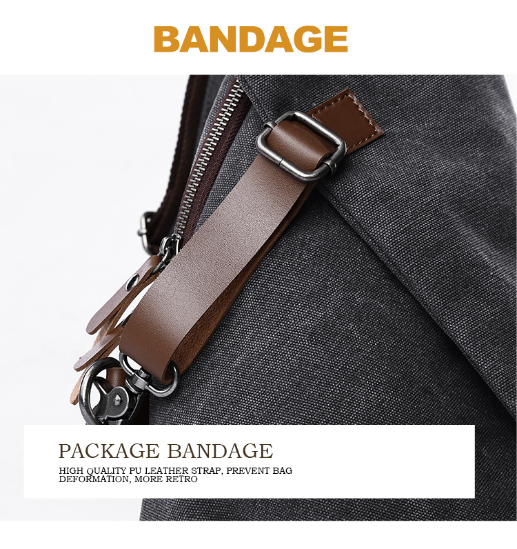 MTE ELAN Retro canvas slingbag - Leather Work Backpack recensie en prijs