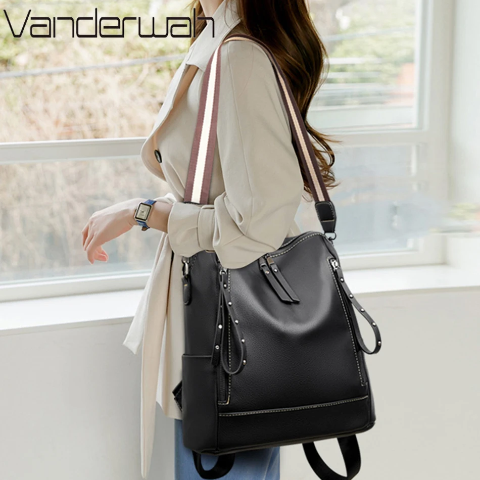Merk Luxe Rugzakken Zacht Leer - Leather Work Backpack recensie en prijs