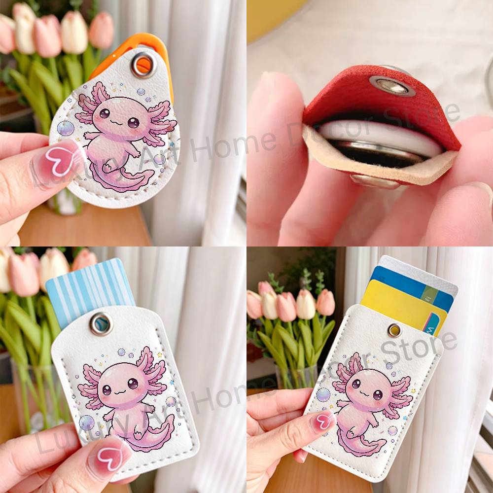 Leuke roze A-Axolotl cartoonho - Leather Working recensie en prijs