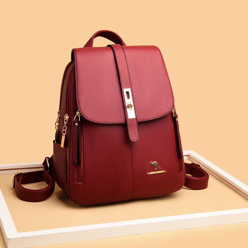 Luxe Vrouwen Lederen Rugzakken - Leather Work Backpack recensie en prijs