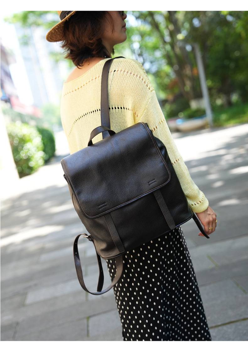 Dames rugzak van volnerfleer m - Leather Work Backpack recensie en prijs