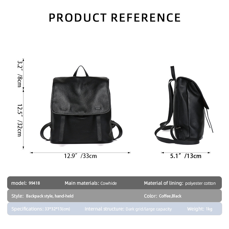 Dames rugzak van volnerfleer m - Leather Work Backpack recensie en prijs