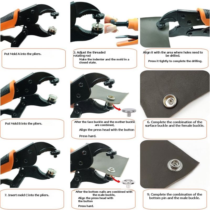 [A93Z!】 Heavy Duty gereedschap - Snap Fastener Setter recensie en prijs